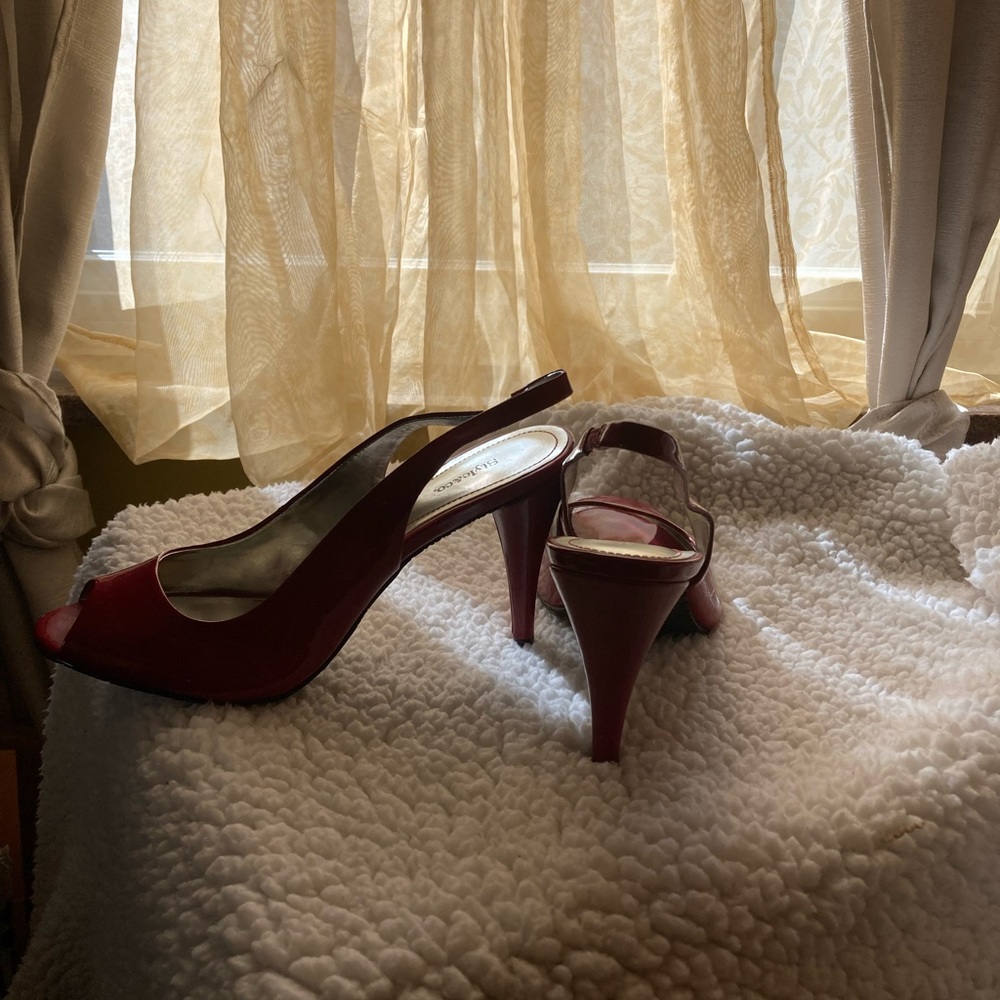 Red patent heels!